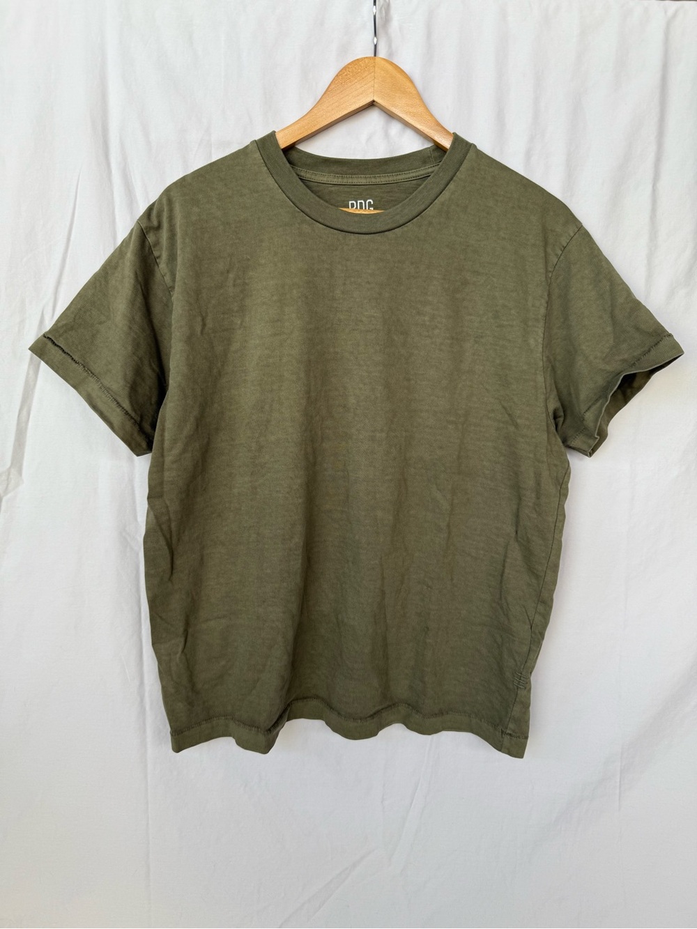 BDG Olive Green Crewneck T-Shirt - Classic Men’s Tee